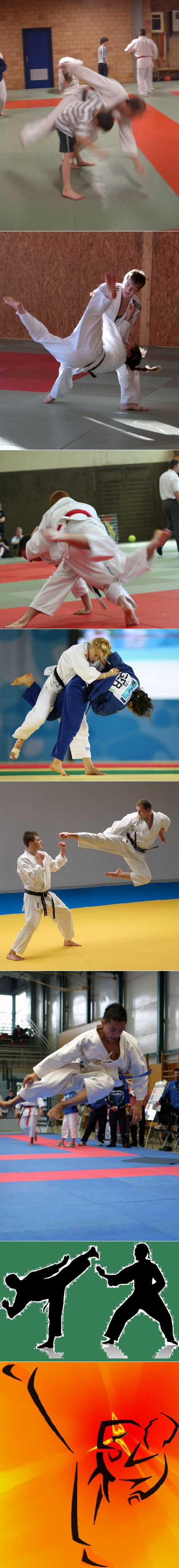 Judo und Karate